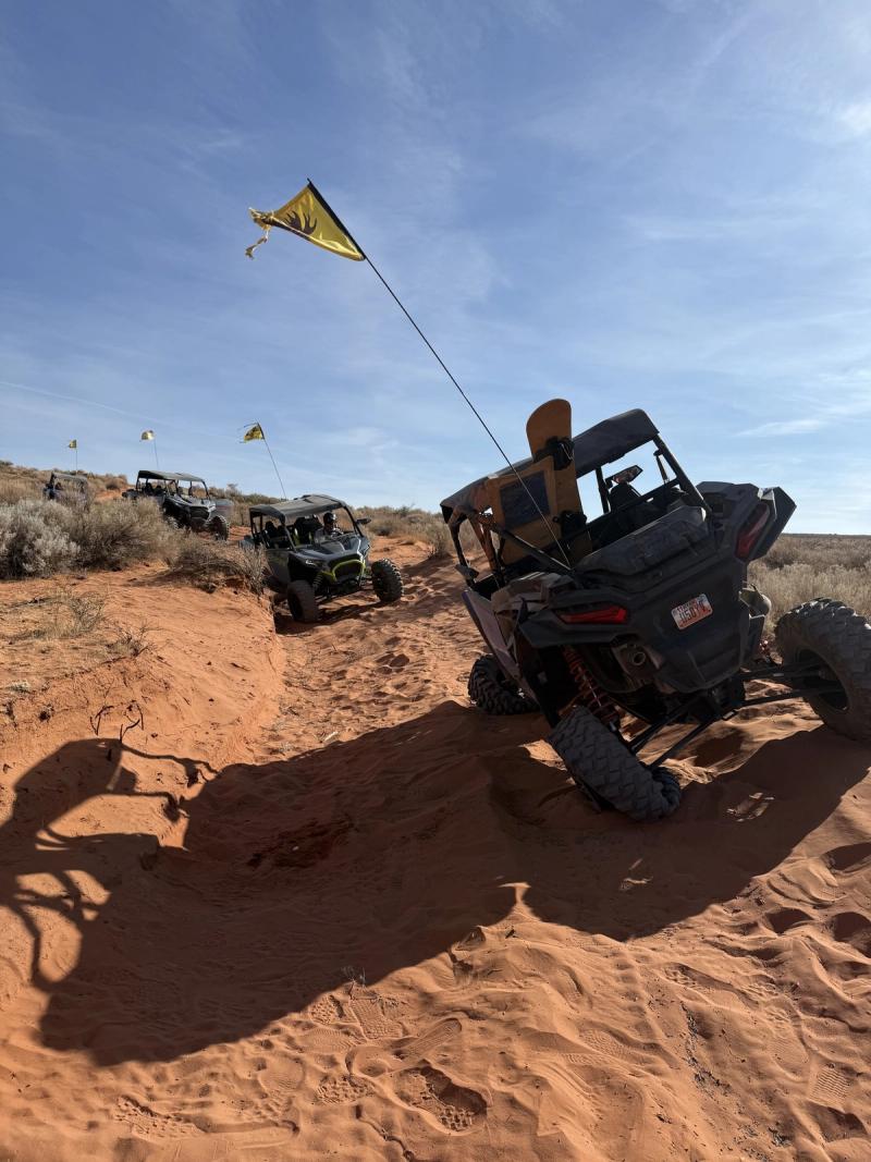 Offroad-Buggy in der Wueste