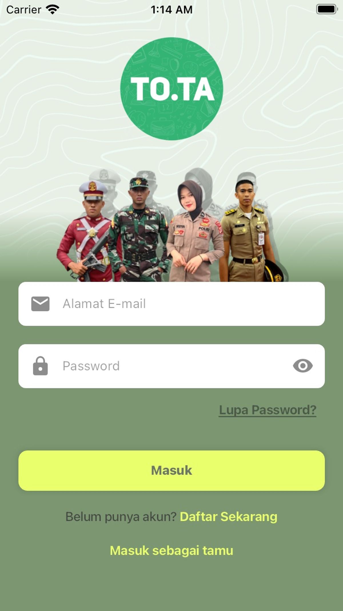 TO.TA Mobile App, image 1