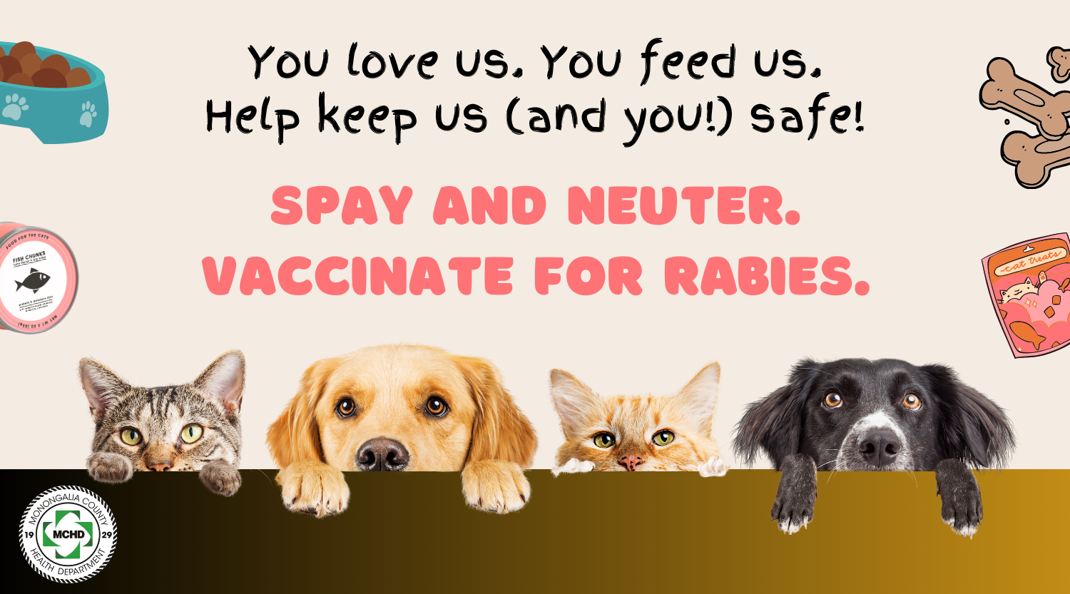 Fight rabies! Spay, neuter and vaccinate. | Monongalia County Health ...