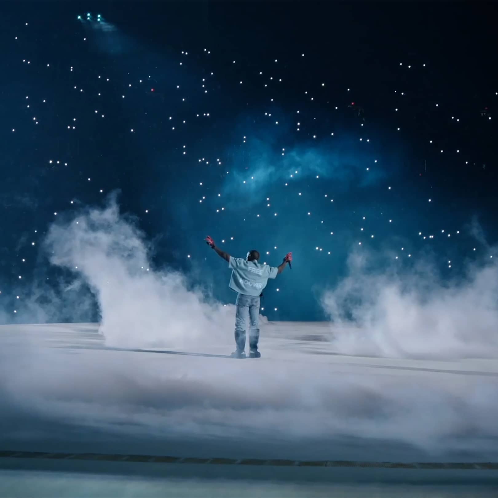 Kanye West on stage