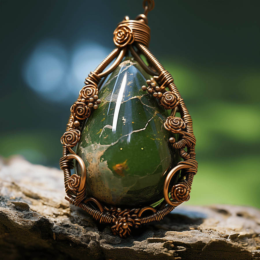 Moss Agate Necklace