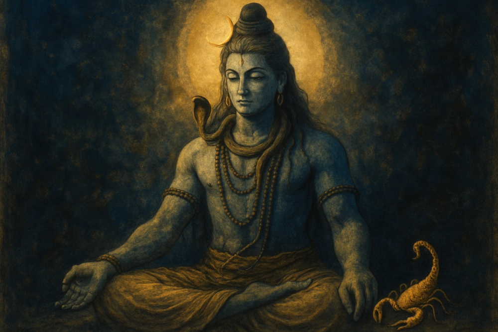 Scorpion symbolizing Kundalini energy in Hindu spirituality