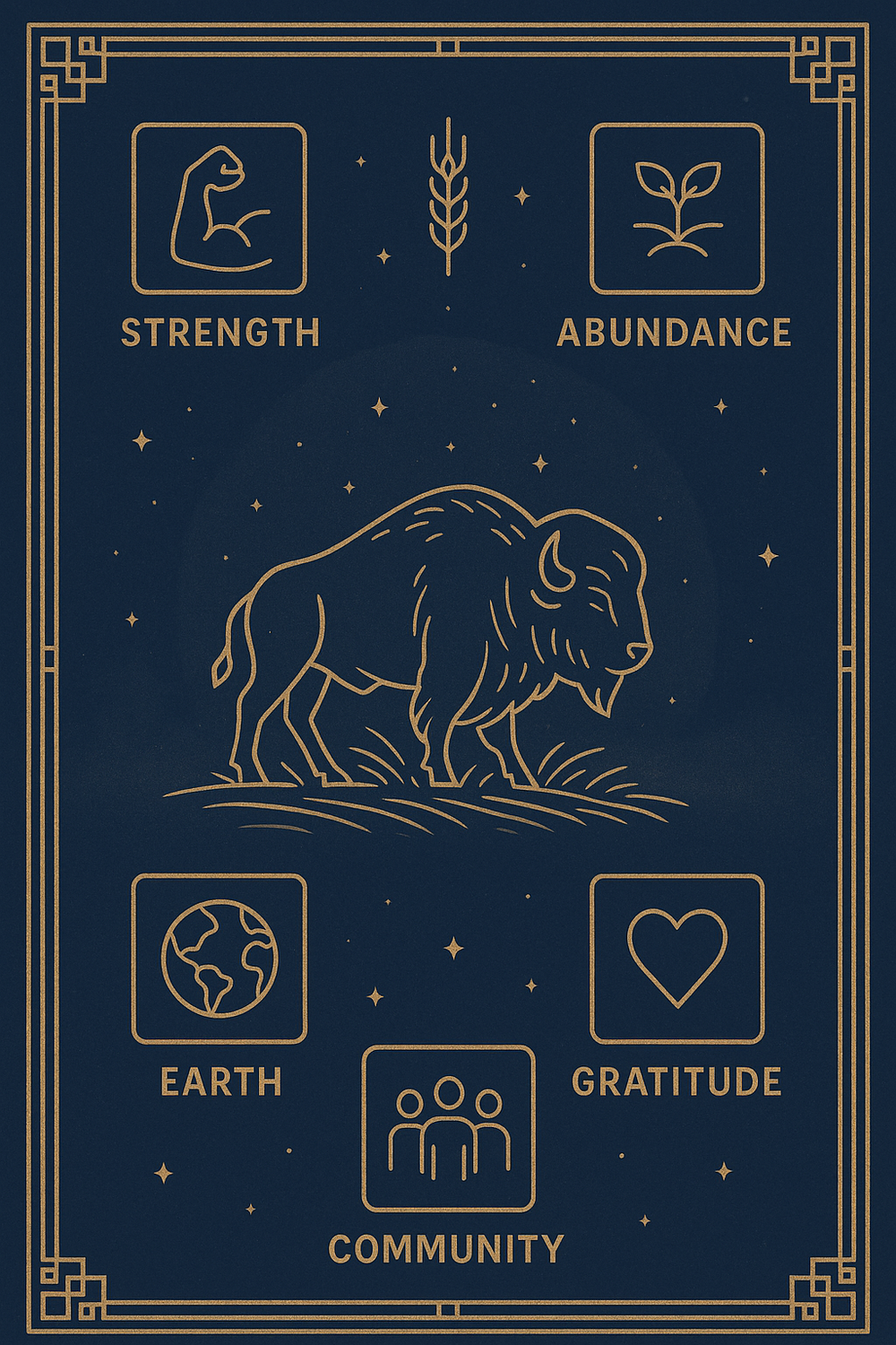 bison-symbolism-meanings-infographic-strength-abundance