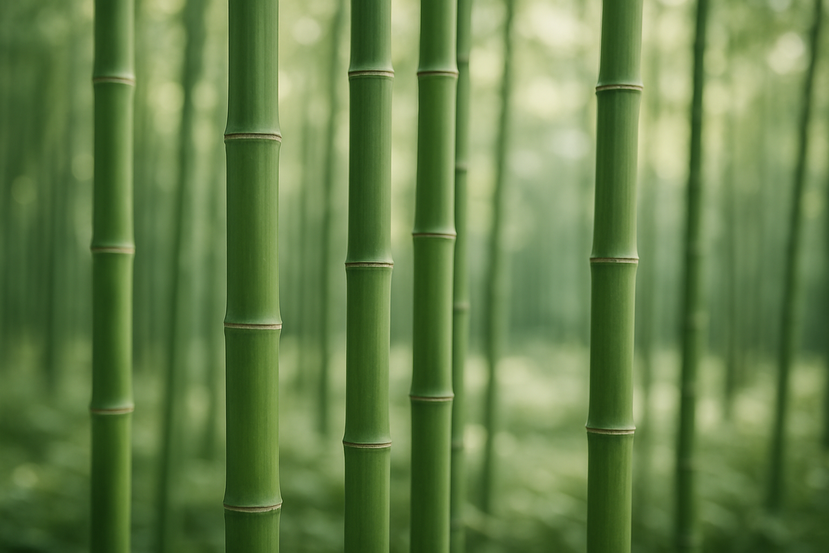 Bamboo stalks symbolizing uprightness and integrity