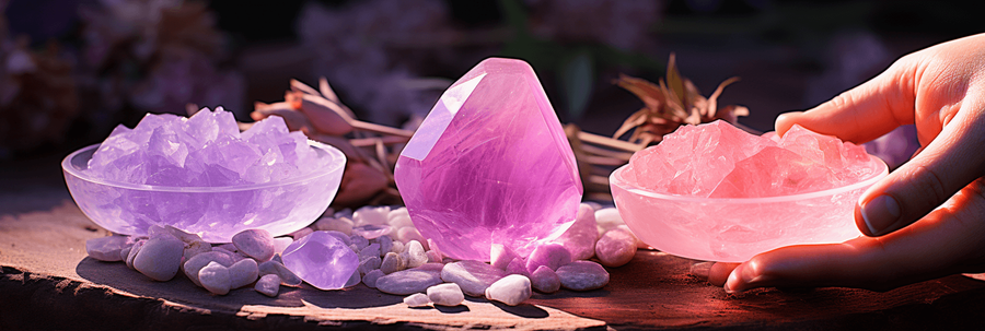 Kunzite in meditation