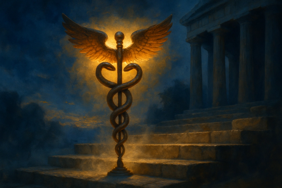 Caduceus Meaning: History of the Winged Staff Symbol