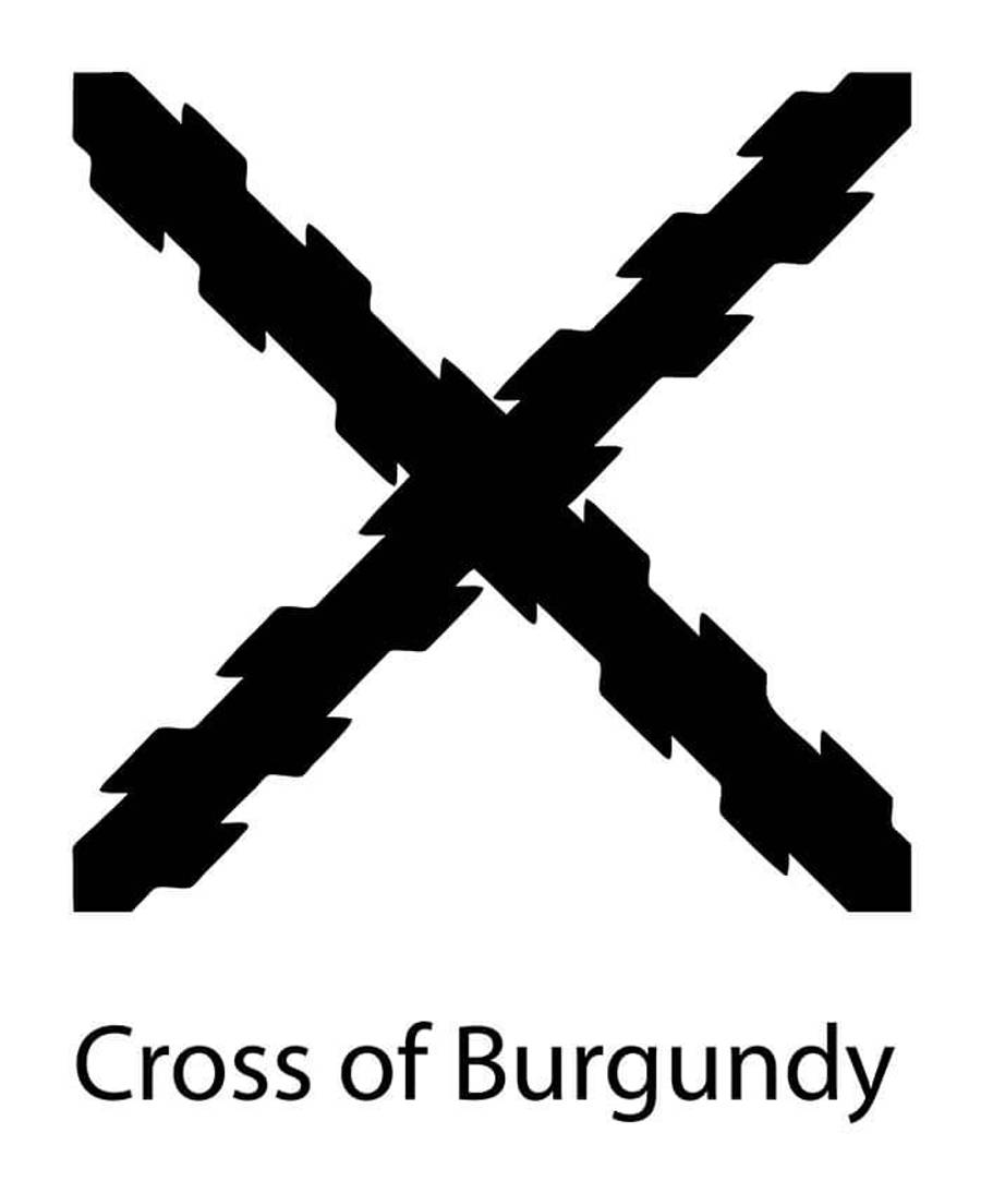 Burgundy Cross