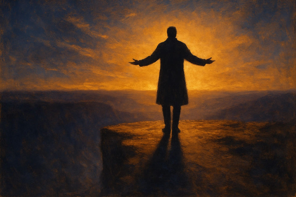 Symbolic image of resilient, values-driven leadership