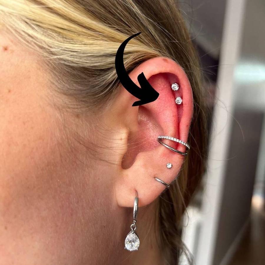 Double Helix Piercing