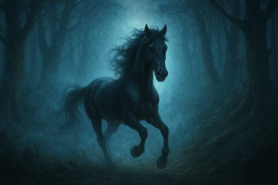 depicts_a_black_horse_galloping