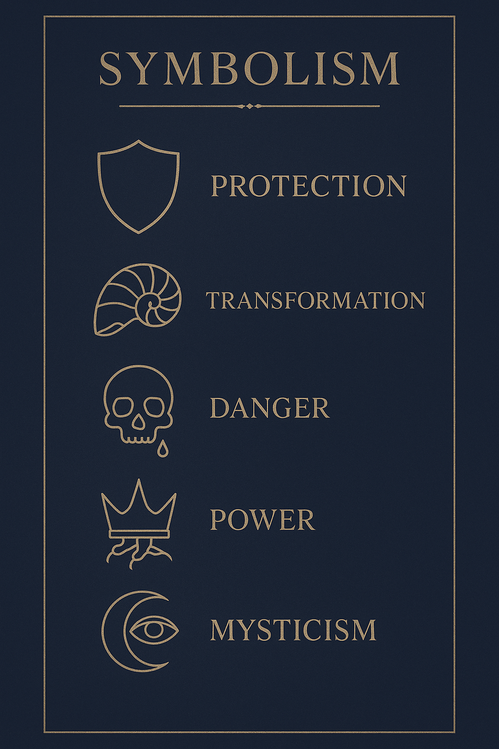 Infographic of scorpion symbolism meanings