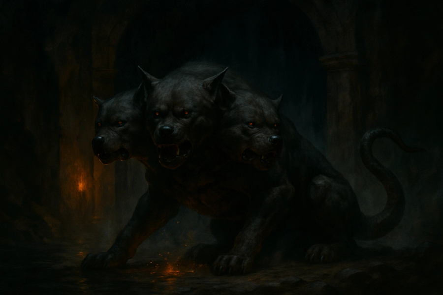 Cerberus: The Three-Headed Guardian of the Underworld