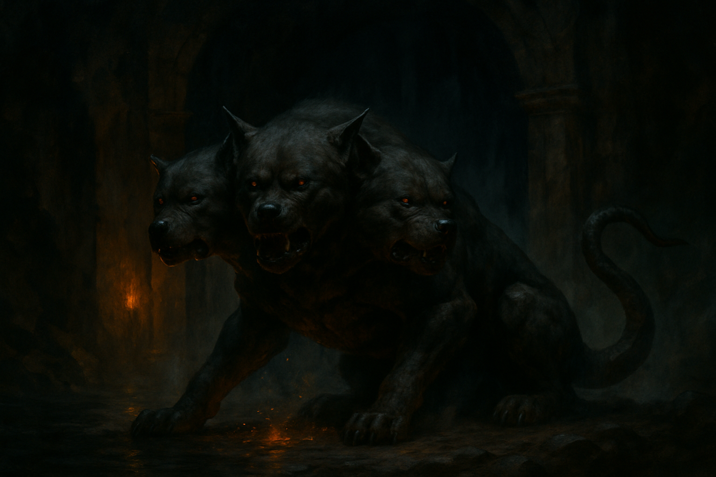 Cerberus: The Three-Headed Guardian of the Underworld