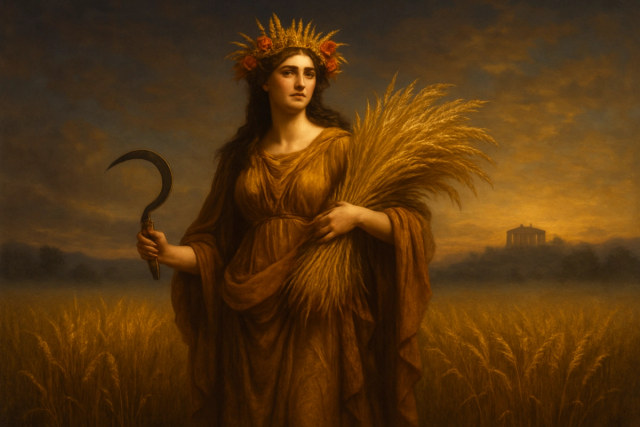 Demeter: Greek Goddess of the Harvest, Grain & Fertility
