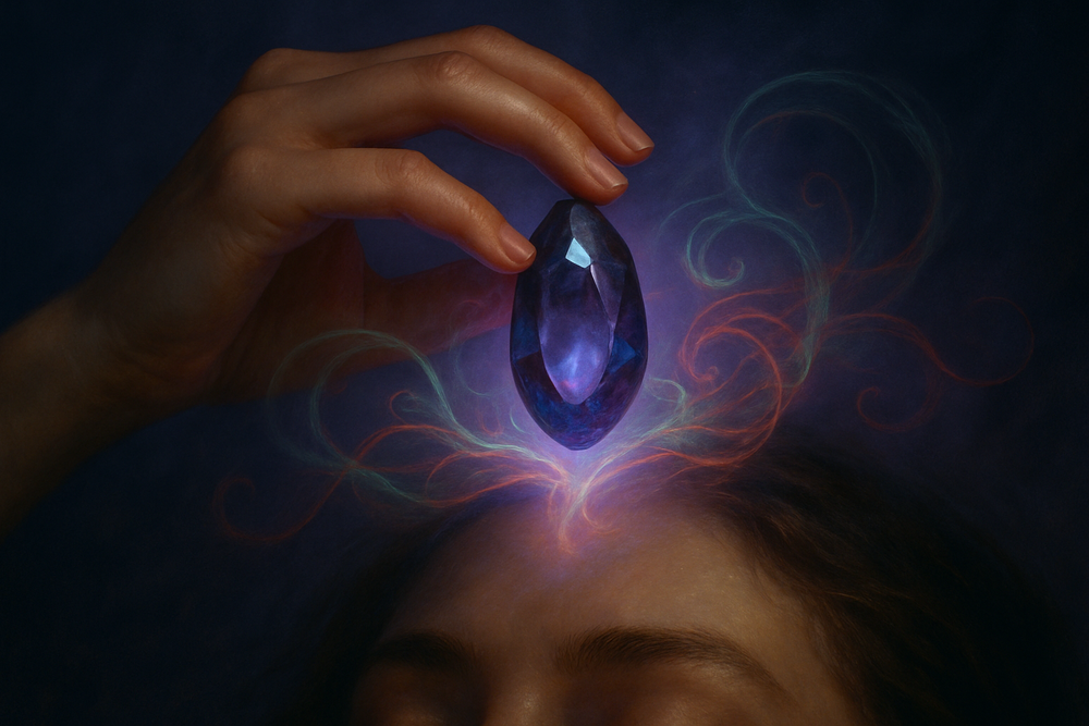 Alexandrite used for third-eye chakra healing