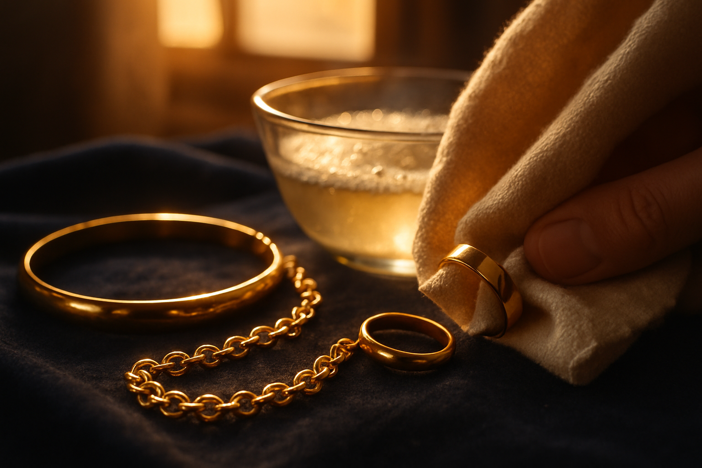How to Clean Gold Jewelry at Home: Safe DIY Methods (2025)