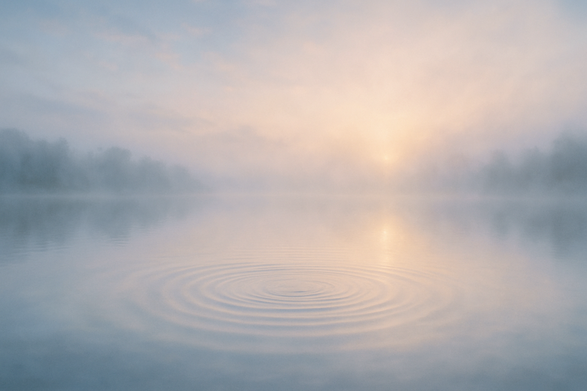 Still lake at dawn symbolizing emotional depth and spiritual clarity in dreams about water