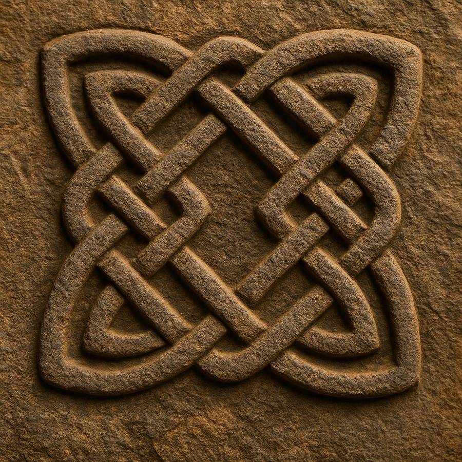 ancient-celtic-knot-carving-stone-photo-symbol-of-infinity