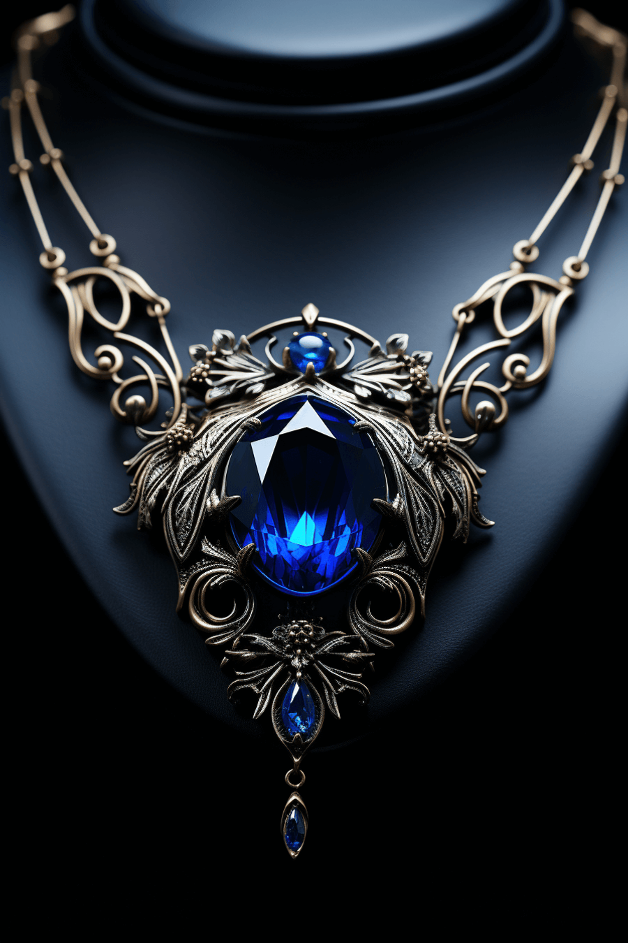 Blue Tigers Eye Necklace