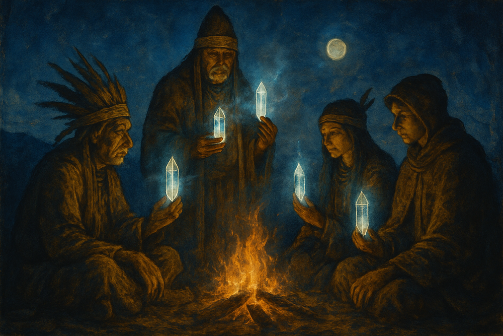 Ancient use of Herkimer Diamonds in shamanic and spiritual rituals