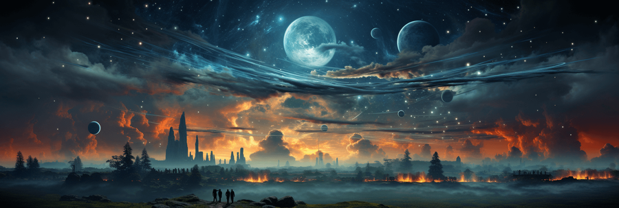 Blue Astrology Sky
