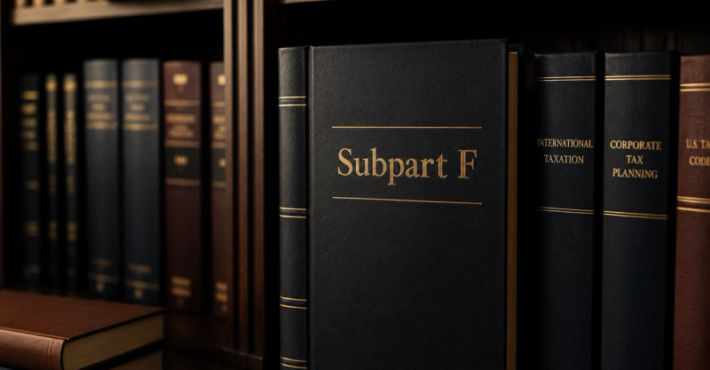 Subpart F Income: What Triggers Current US Tax
