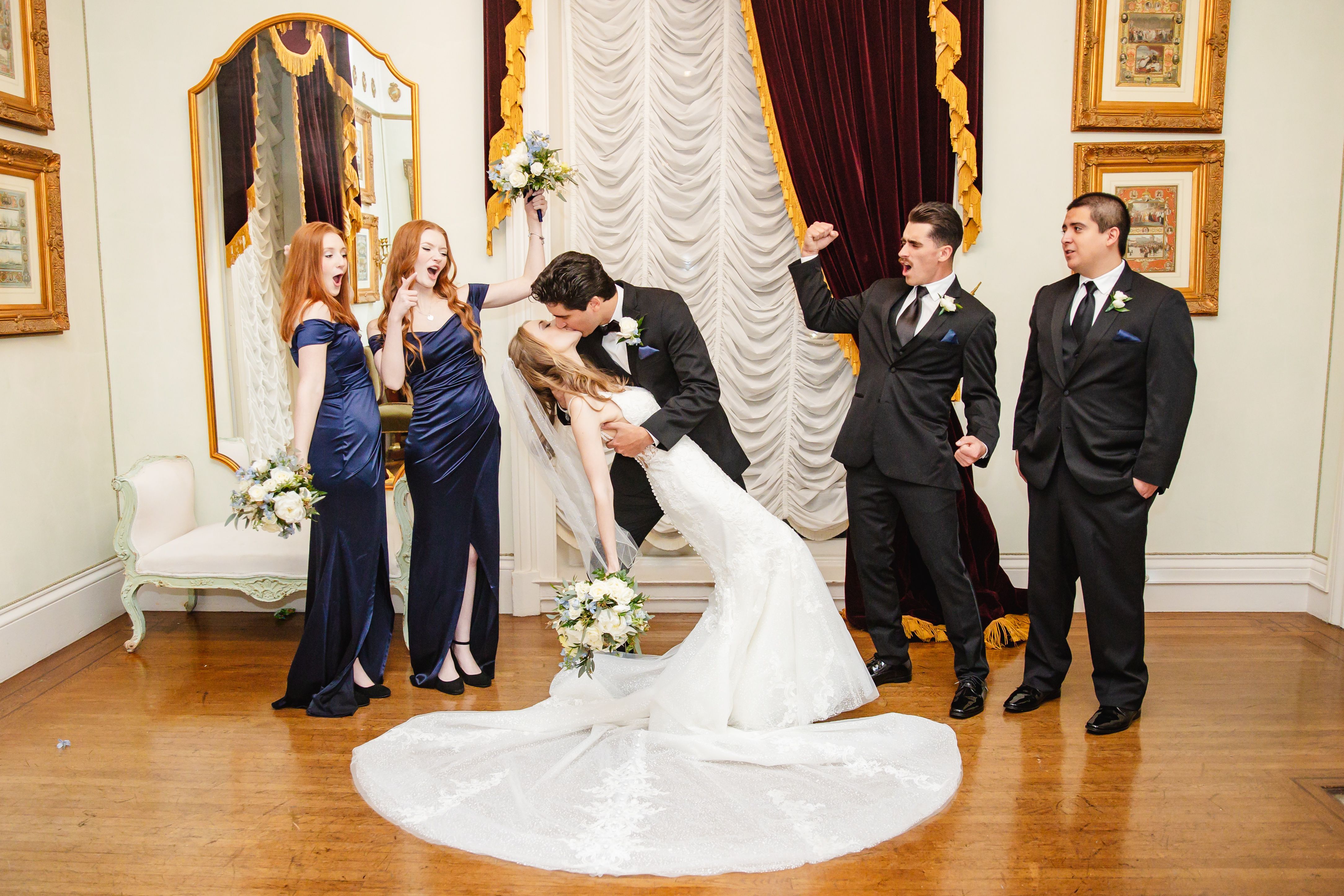 Romantic Winter Wedding At Jefferson Street Mansion