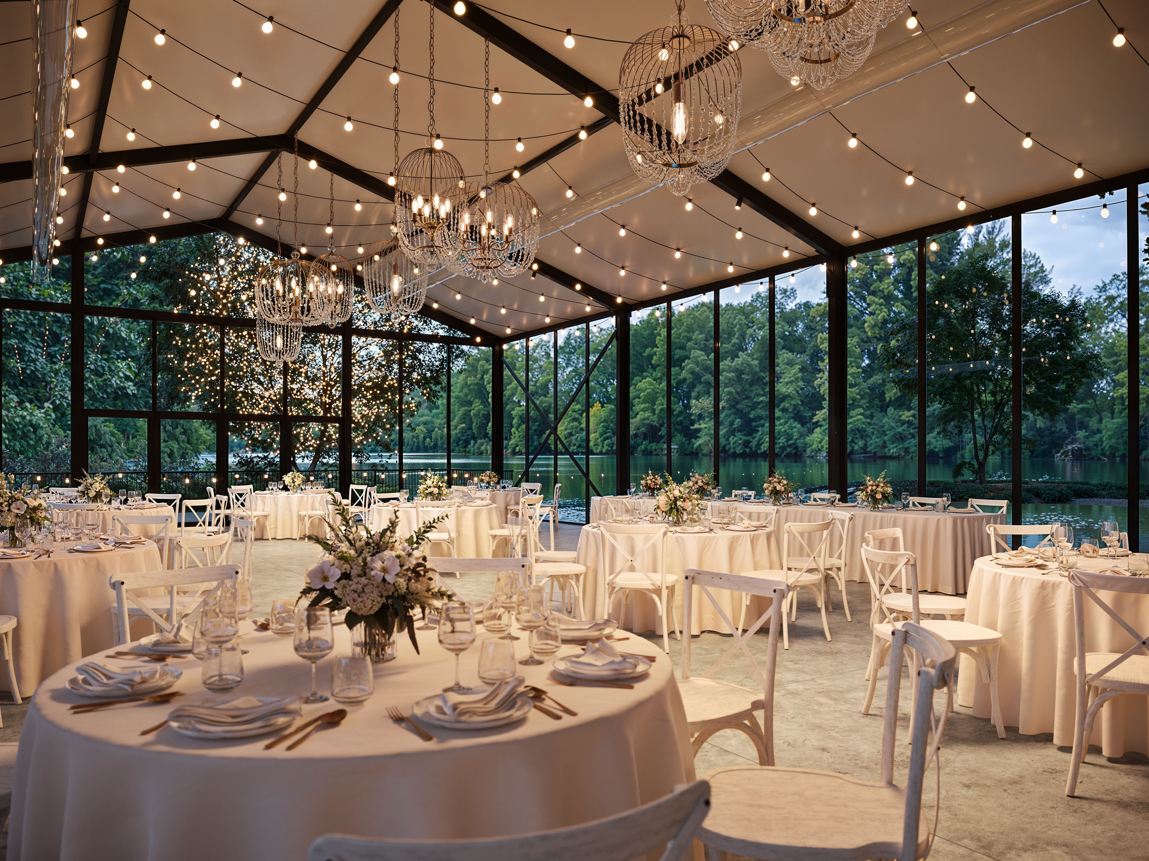 Discover Molly's Lakeside: A Modern Wedding Oasis in North Carolina's Enchanting Woodlands