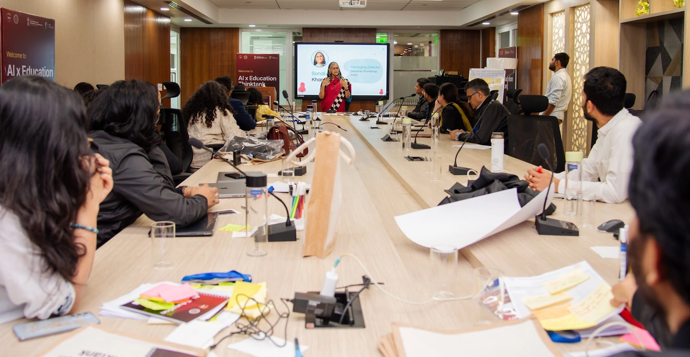 Sonali Khan, Country Head Sesame Workshop sharing insights into Kids Learning Ecosystem
