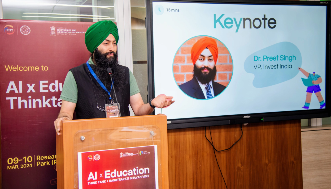 Keynote by Dr. Preet Deep Singh, VP, Invest India
