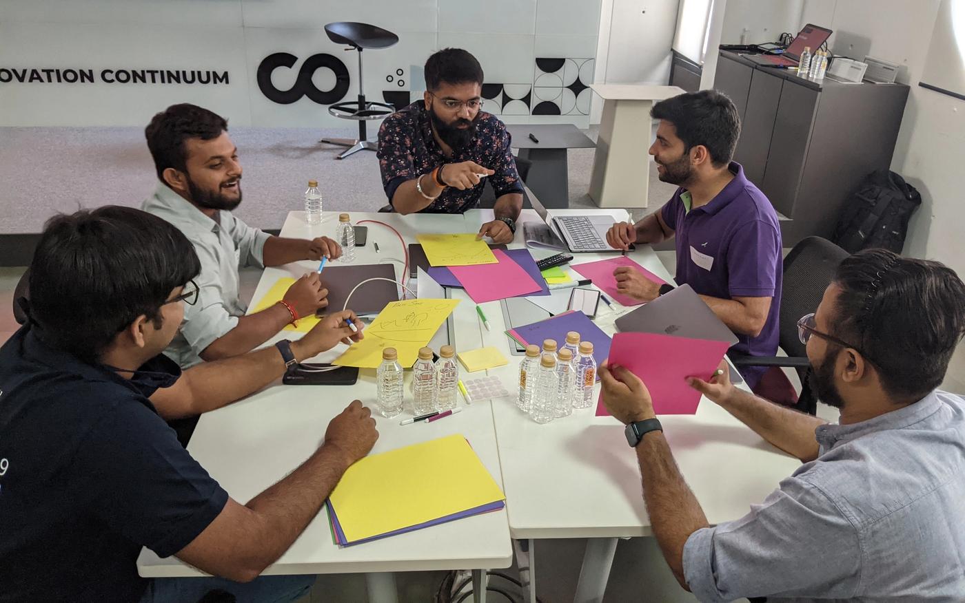 Glimpse of Participants Brainstorming