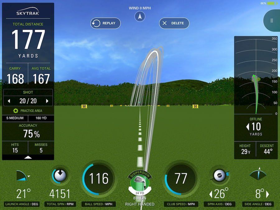 skytrak 8-iron