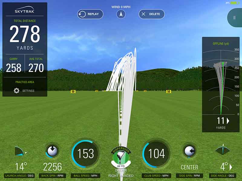 driver dispersion test