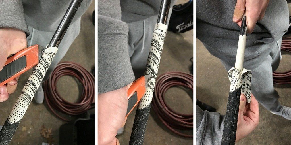 regripping golf clubs
