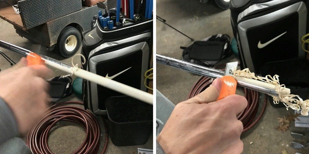 regripping golf clubs