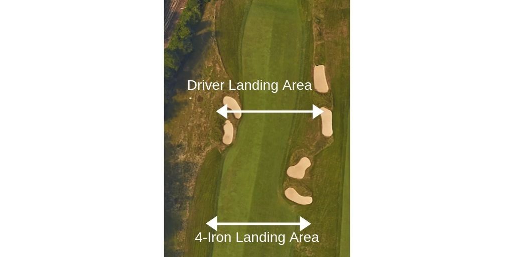 driver iron tee shot