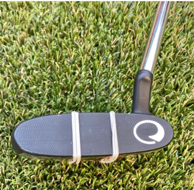 putting drills guide rubber band