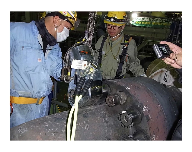 hytorc tool bolting flange japan power plant