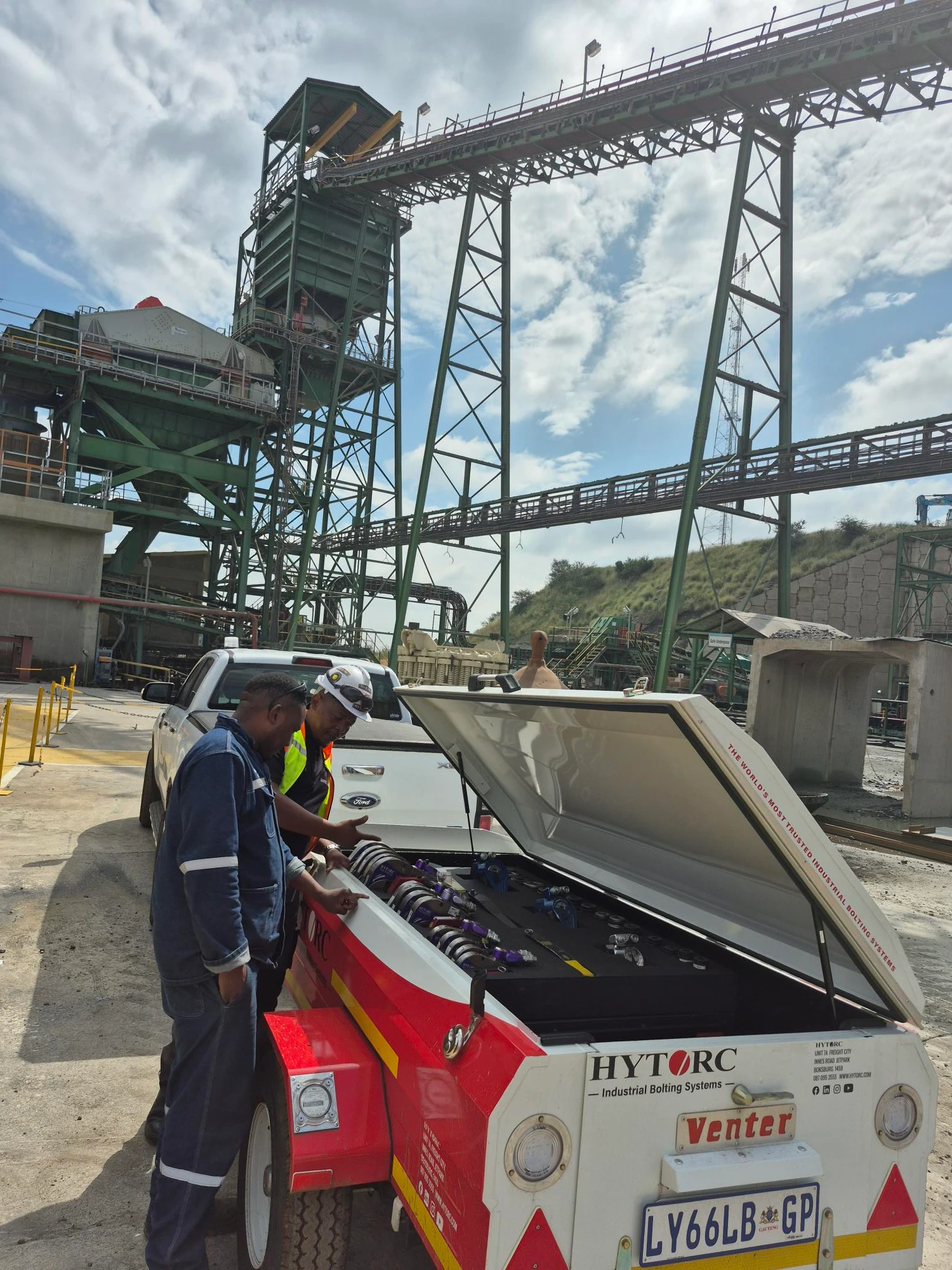 hytorc south africa mobile torque tool rental trailer