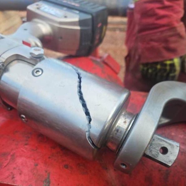 hytorc electric tool cracked gearbox