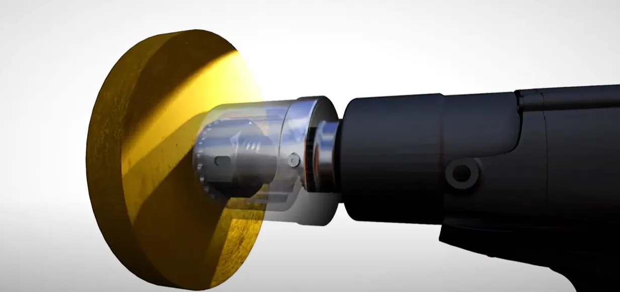 transparency of how a reaction washer works with hytorc torque tool