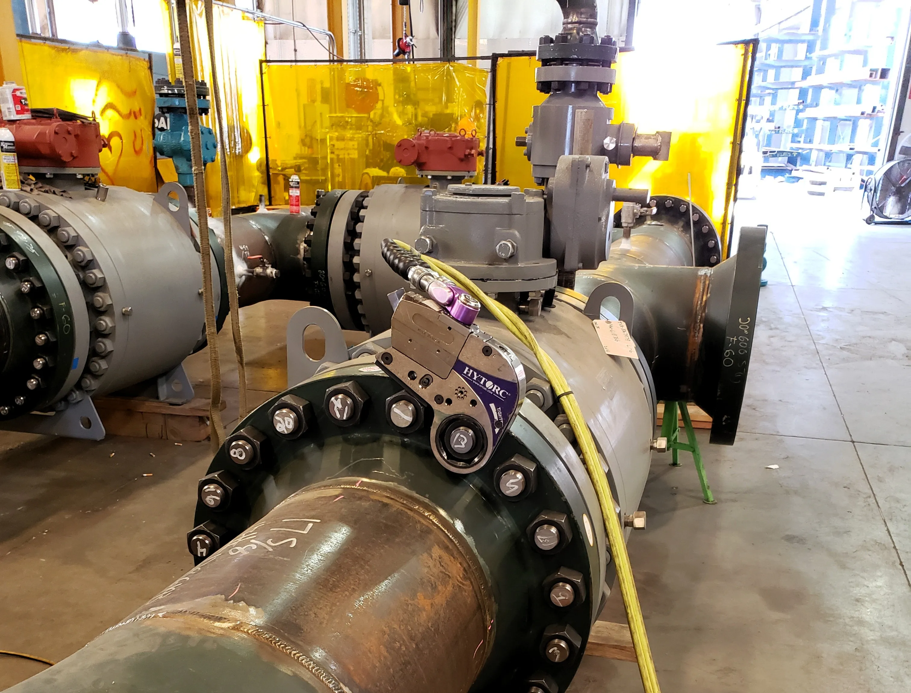 hytorc stealth hydraulic tool Oil and Gas Pipeline Pig Launcher Missouri bolting torque tool