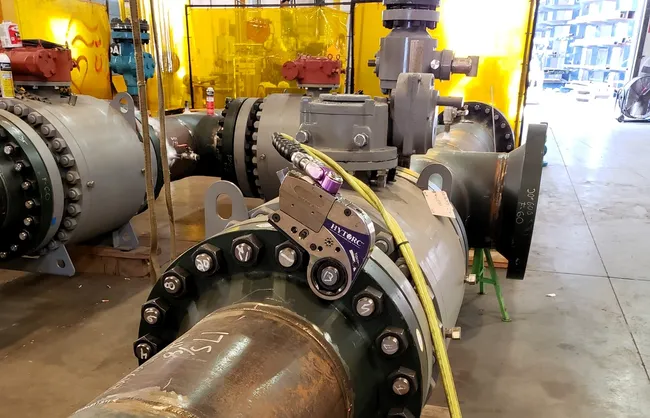hytorc stealth hydraulic tool Oil and Gas Pipeline Pig Launcher Missouri bolting torque tool