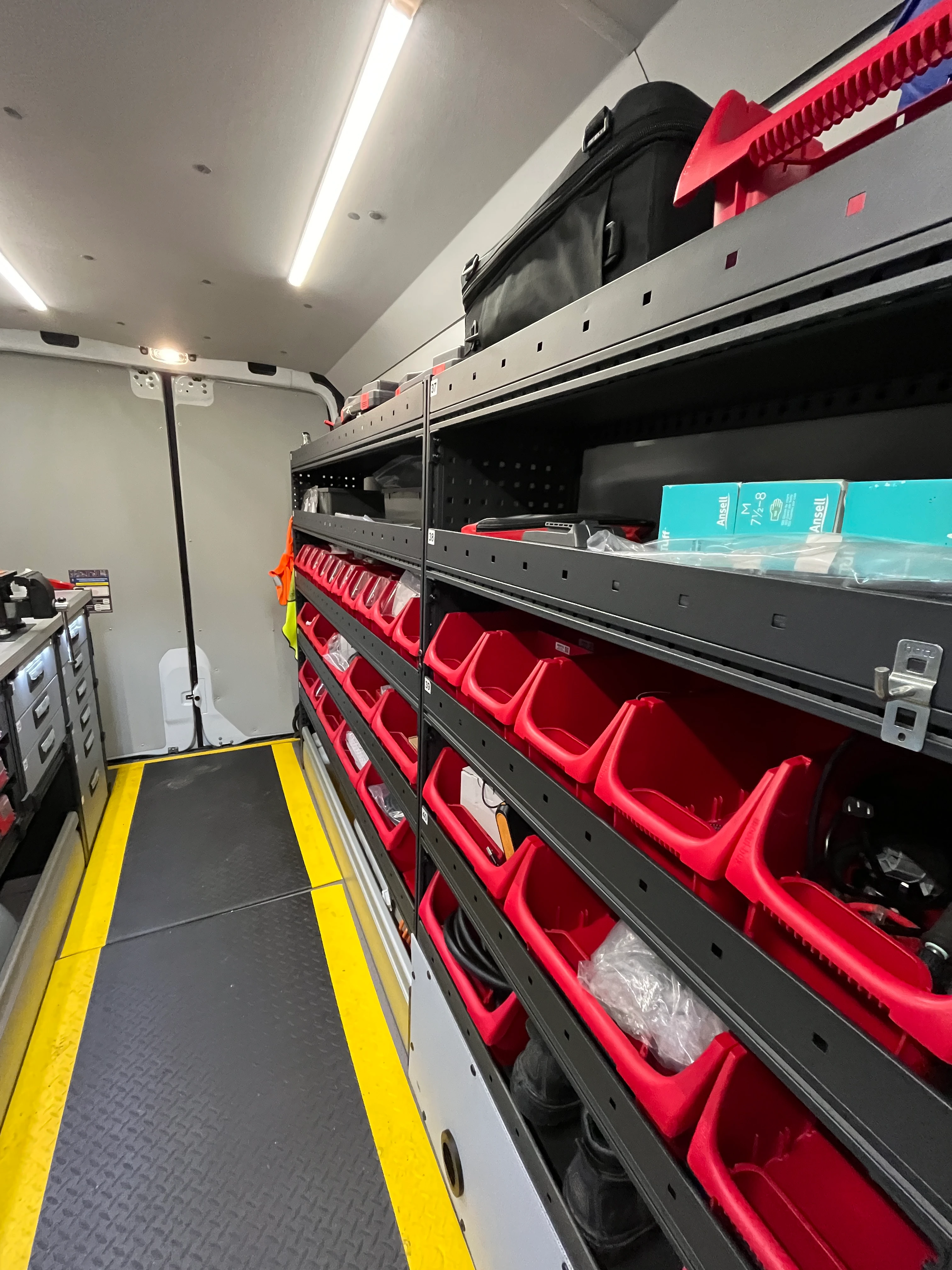 hytorc uk mobile service vans interior Scotland, Northern Ireland, Republic of Ireland, Cumbria
