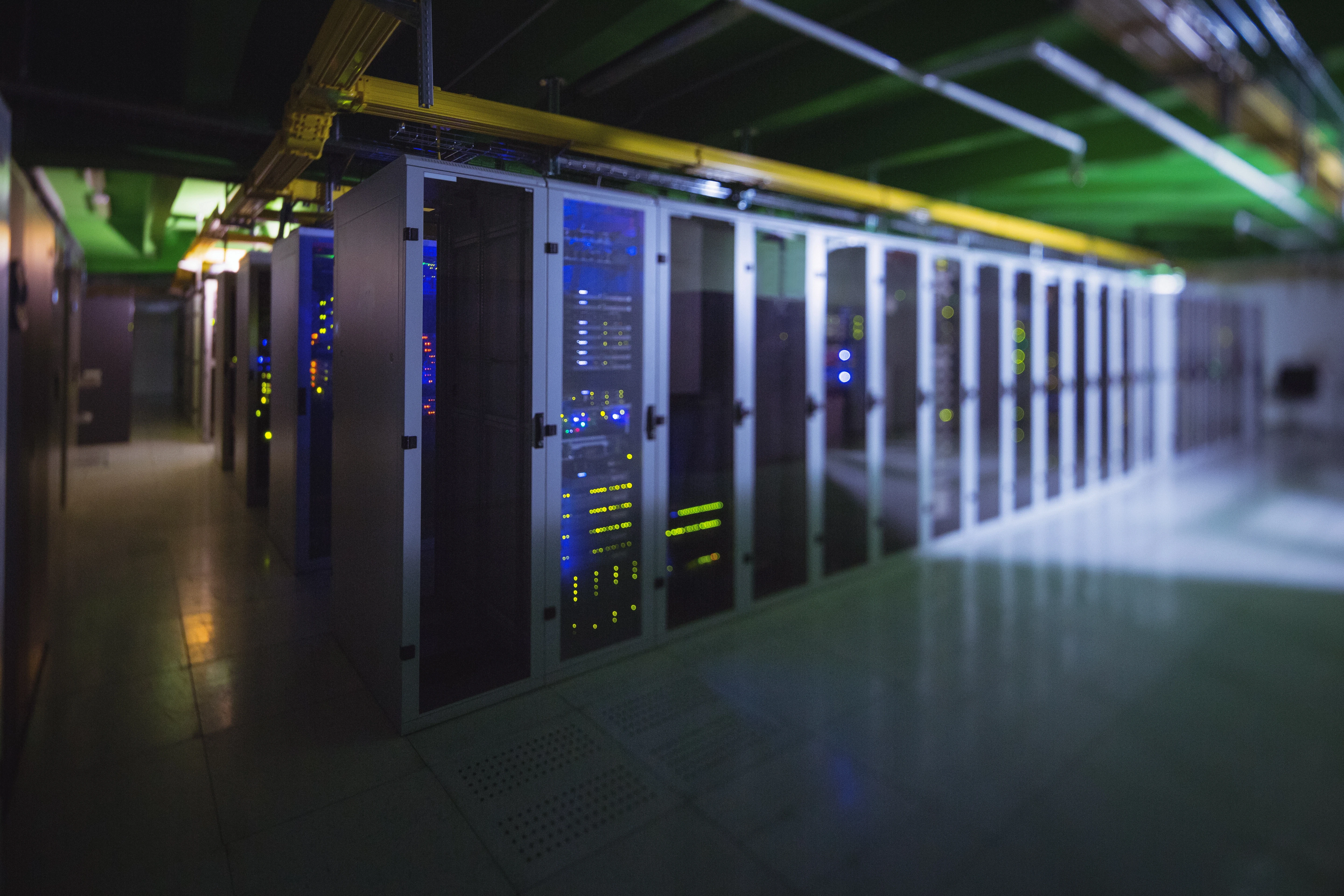 hallway server room data center