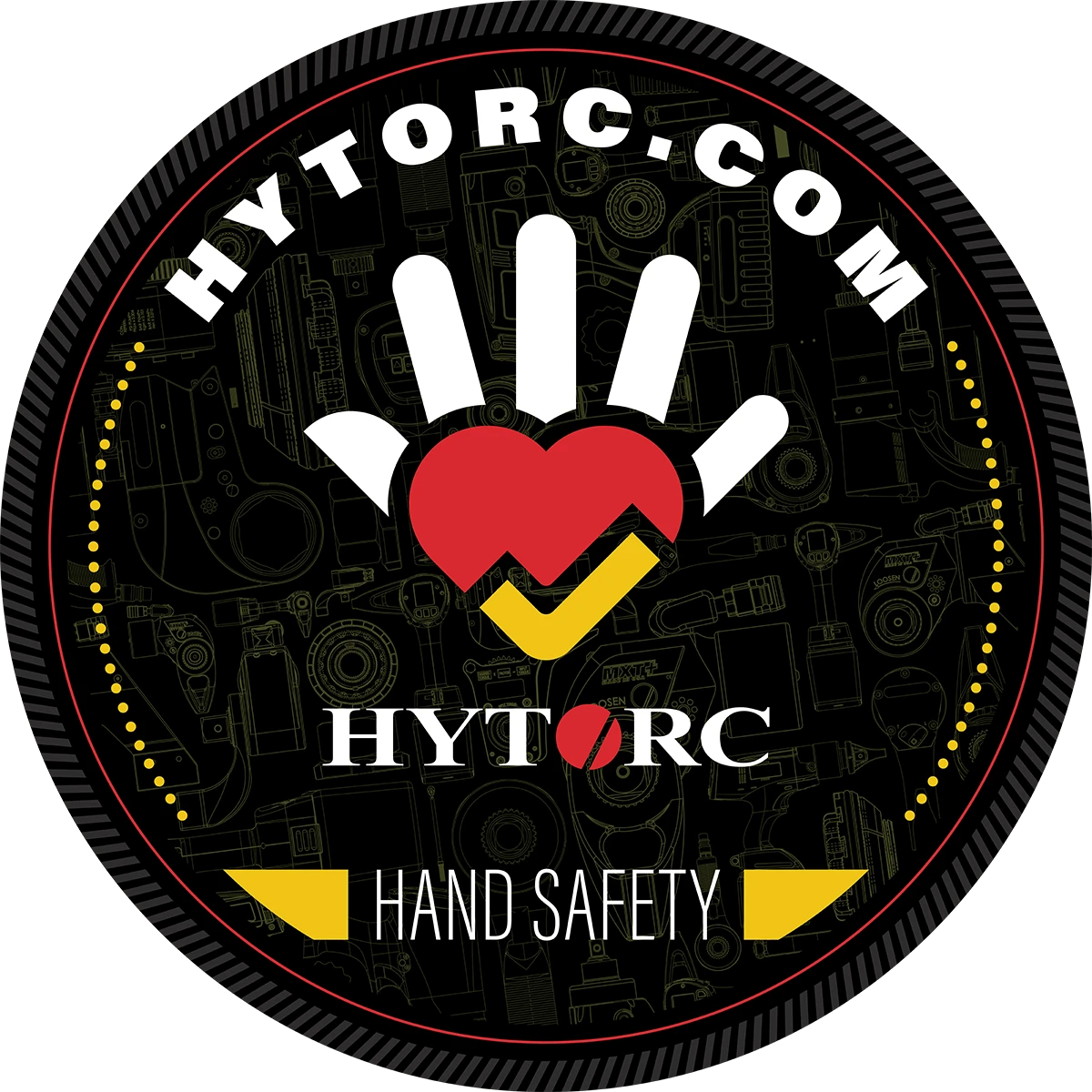 hand arm vibration syndrome safety logo graphic