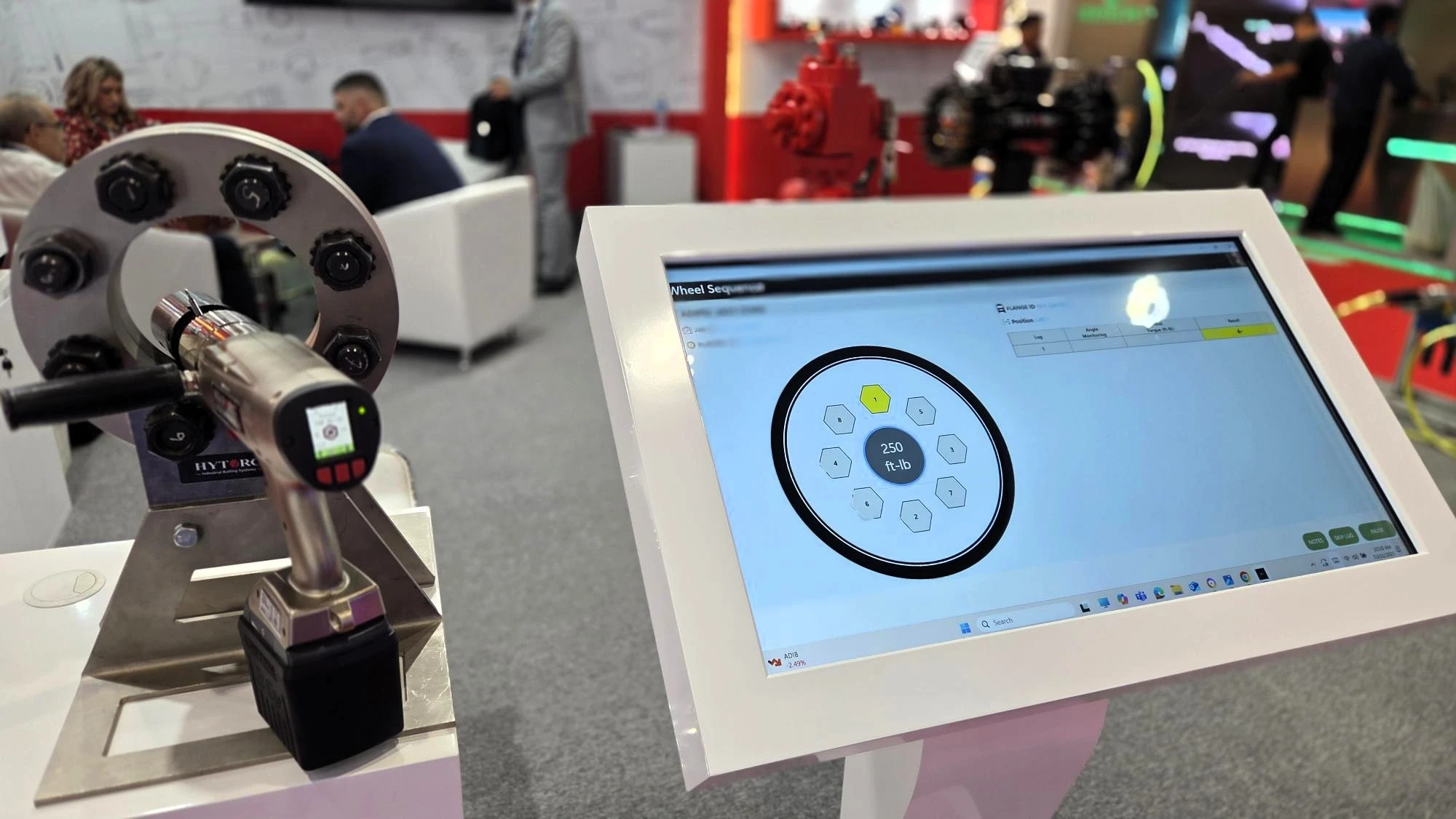 HYTORC at ADIPEC 2025 trade show and conference bolting software app battery torque tool
