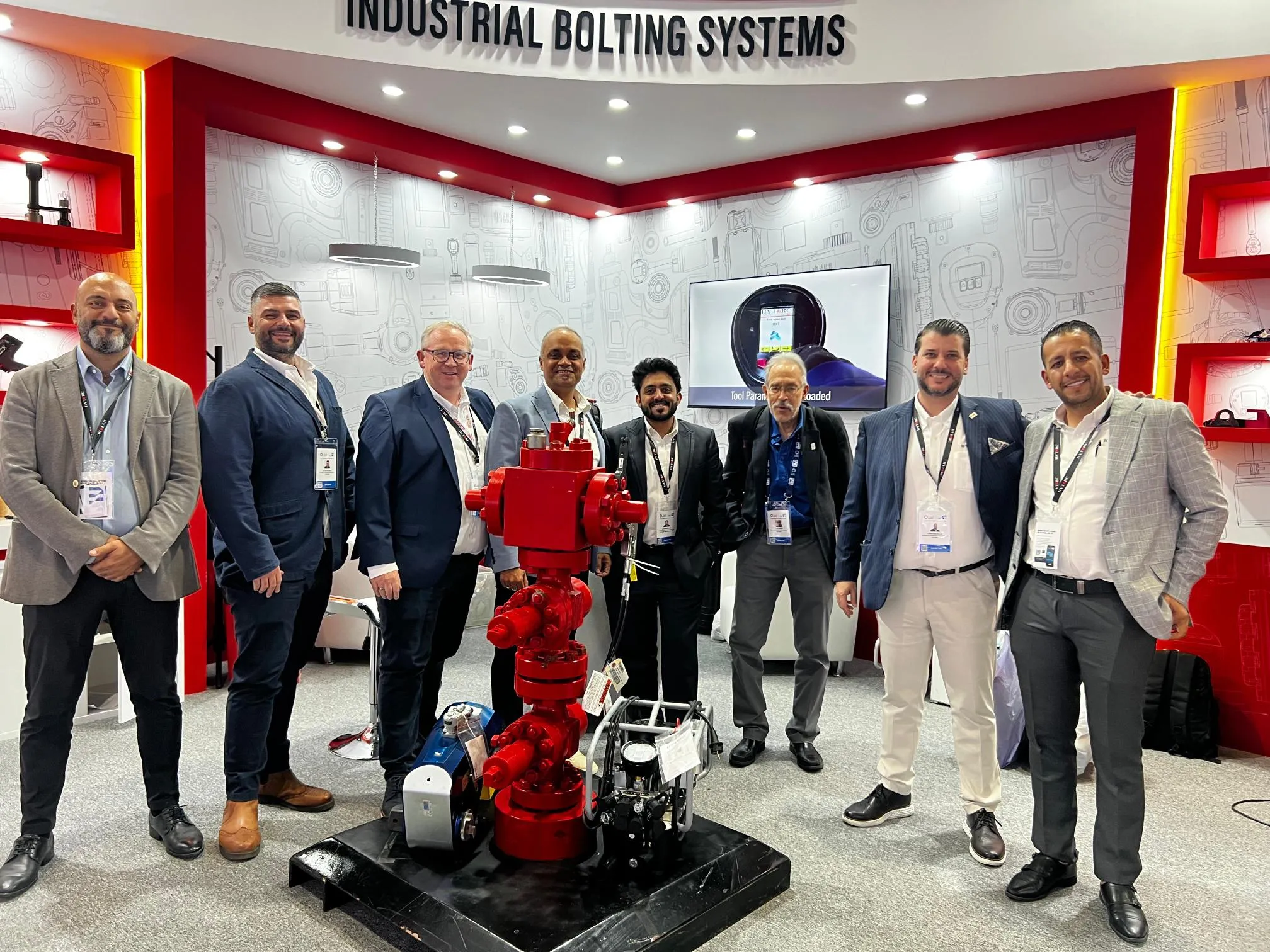 hytorc team at ADIPEC 2025 trade show and conference