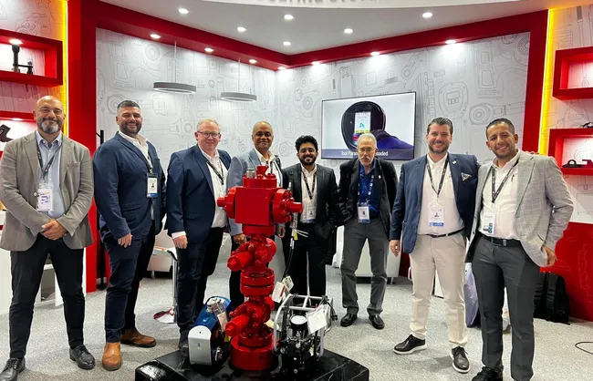hytorc team at ADIPEC 2025 trade show and conference