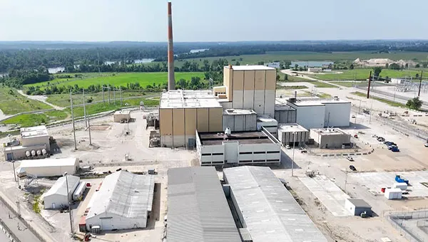 Duane Arnold Nuclear Center reactor power plant in Fayette Township Linn County Palo, Iowa
